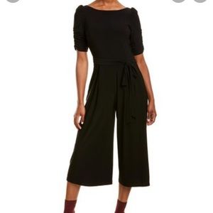 Eliza J ruched sleeve jumpsuit